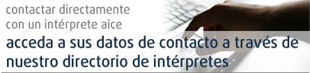 Contactar directamente con un int&eacute;rprete aice