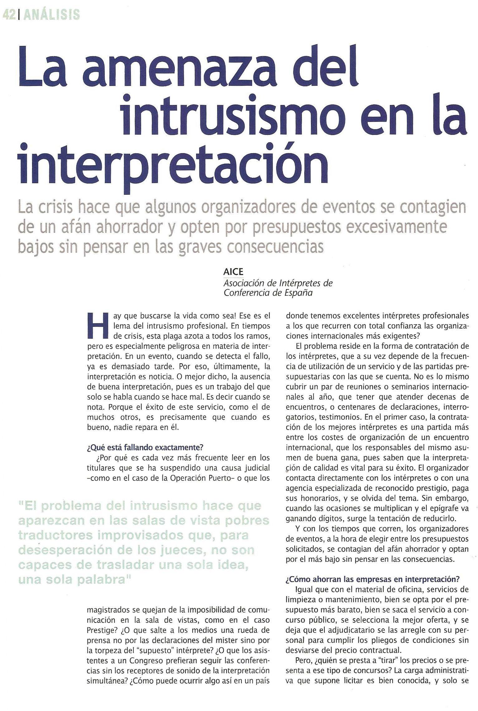 AICE Intérpretes interprete, traductor simultaneo, interprete consecutivo, traductor jurado, interprete de conferencia